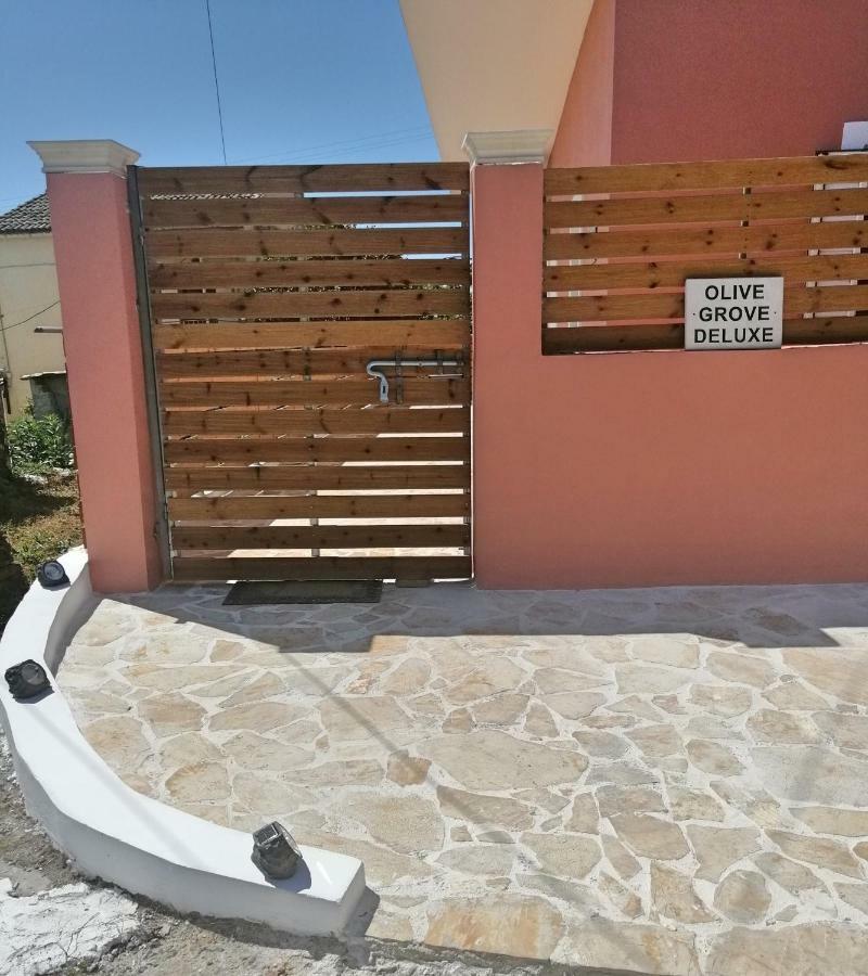 Olive Grove Deluxe Apartment Agnítsini エクステリア 写真